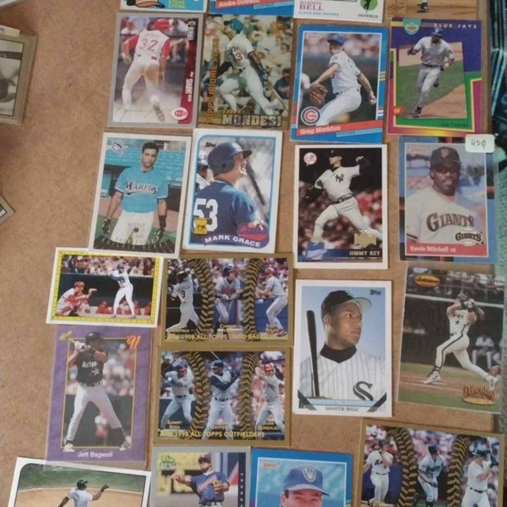 Assorted Baseball Trading Cards